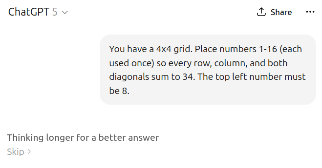 GPT reasoning interface for text generation